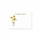 Sunflowers In A Mason Jar Post-It Notes