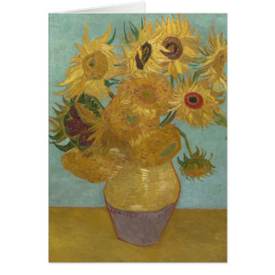 Sunflowers in a Vase (F455) Van Gogh Fine Art