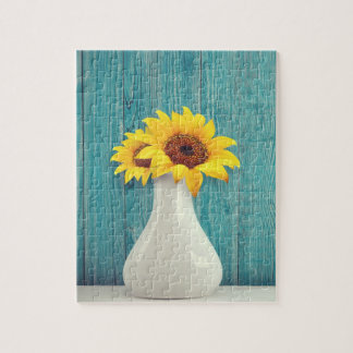 Sunflowers in a vase     jigsaw puzzle