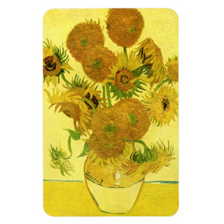 Sunflowers in a Vase Van Gogh Fine Art Magnet
