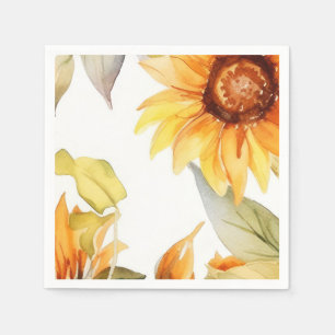 Sunflowers in Bloom  Napkin