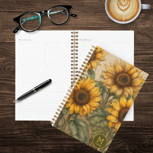 Sunflowers in Bloom  Planner