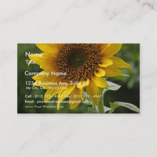 Sunflowers In Field Business Card