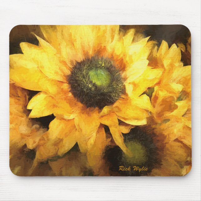 Sunflowers in Glorious Colour Mouse Mat (Front)