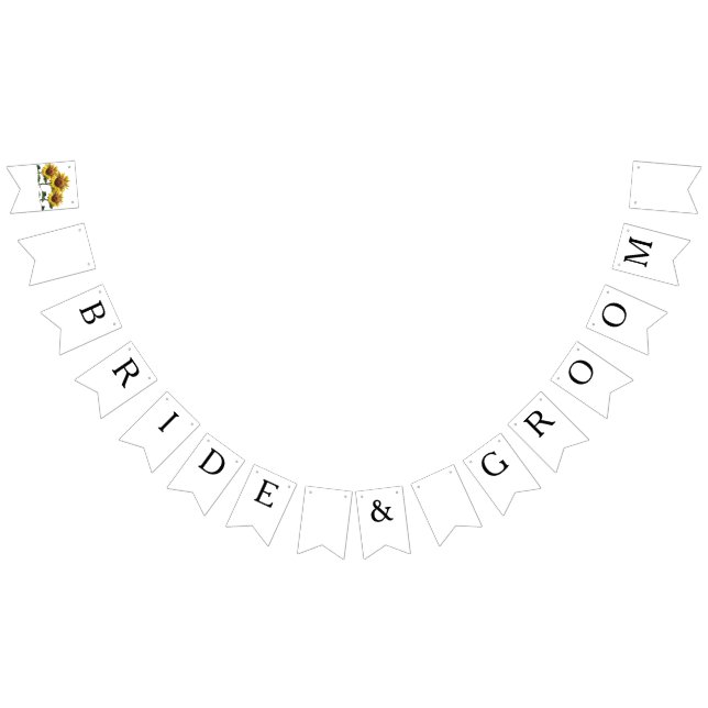 Sunflowers Inexpensive Wedding Packages Sets Kits Bunting (All)