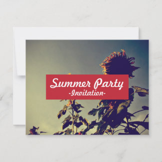 Sunflowers Invitation