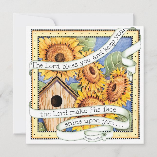 Sunflowers - Invitation (Front)