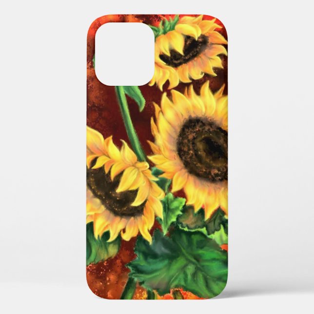 Sunflowers iPhone Case (Back)