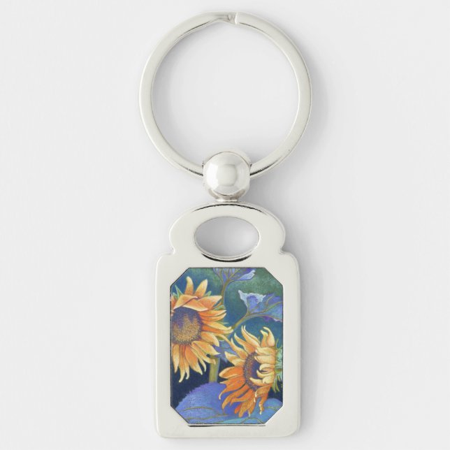 Sunflowers Key Chain (Front)