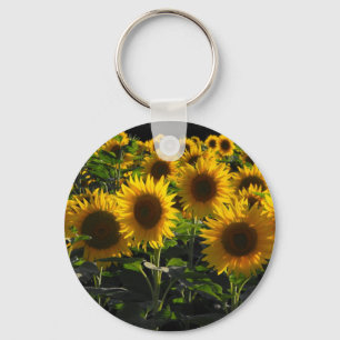 sunflowers key ring