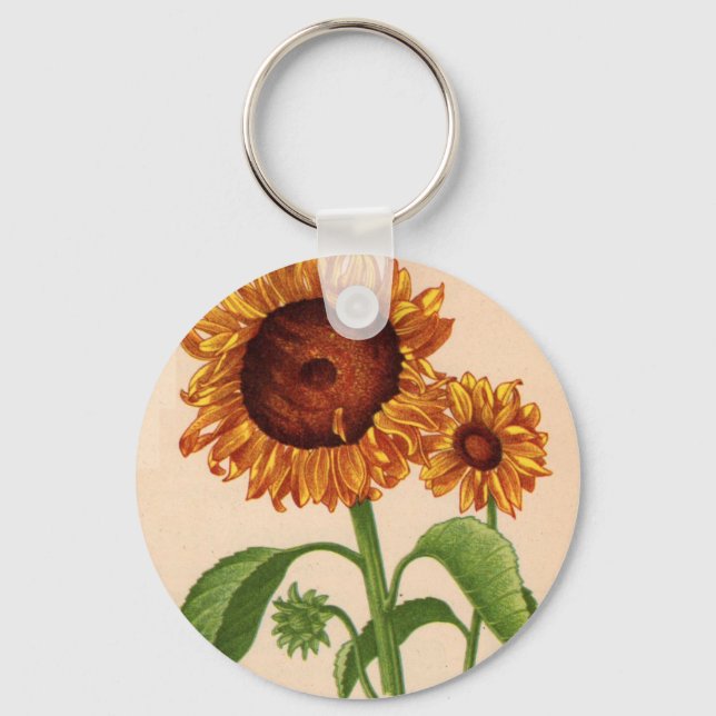 sunflowers key ring (Front)