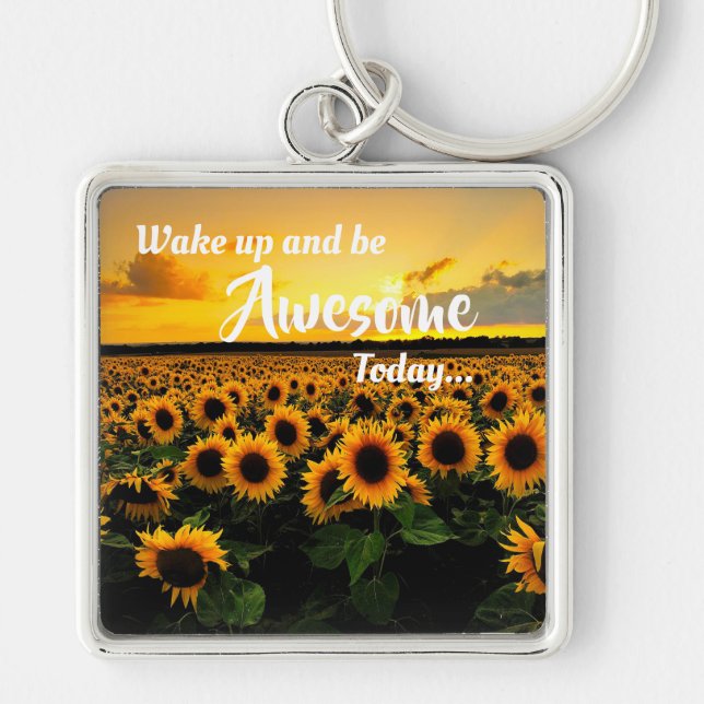 Sunflowers Key Ring (Front)