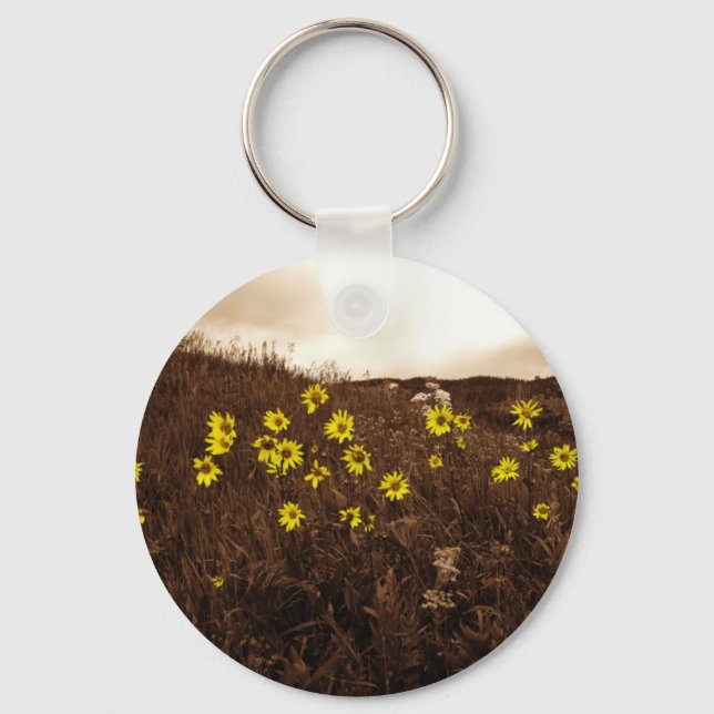 Sunflowers Key Ring (Front)