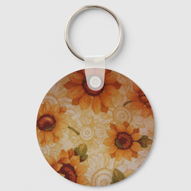 Sunflowers Key Ring (Front)