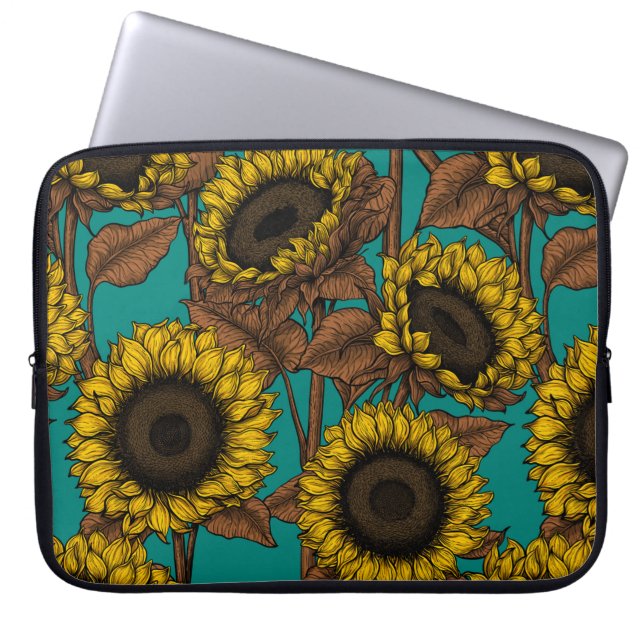 Sunflowers Laptop Sleeve (Front)