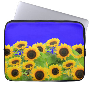 Sunflowers Laptop Sleeve Ukraine Flag Colors