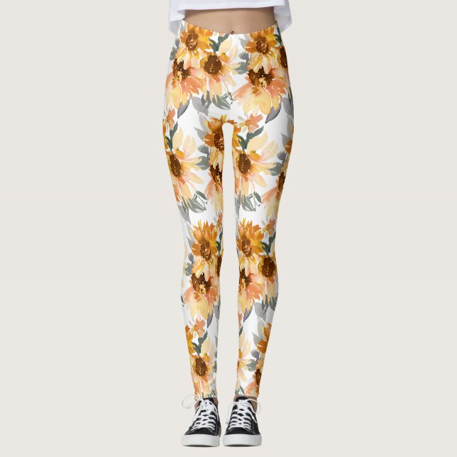 Sunflowers Leggings (Front)