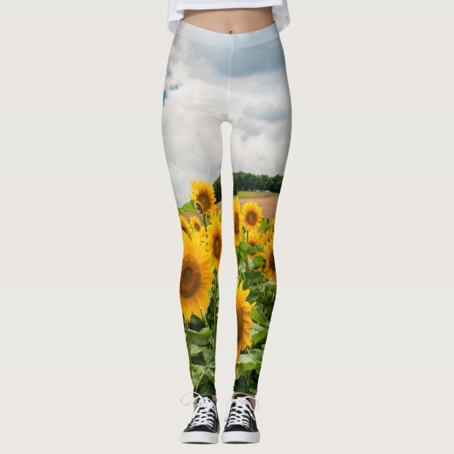 Sunflowers Leggings (Front)