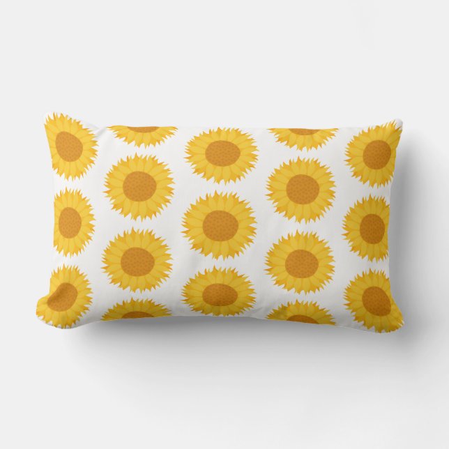 Sunflowers. Lumbar Cushion (Front)