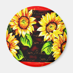 Sunflowers Magnet
