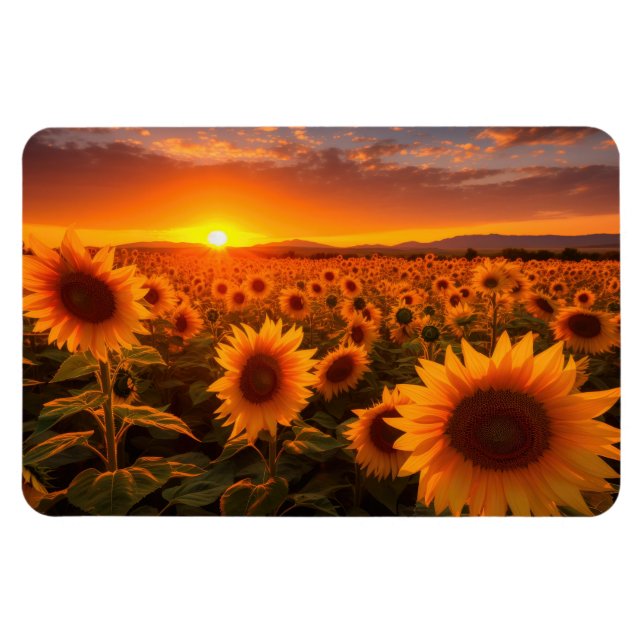 Sunflowers Magnet (Horizontal)