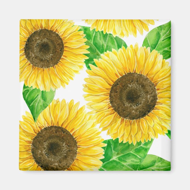 Sunflowers Magnet (Front)