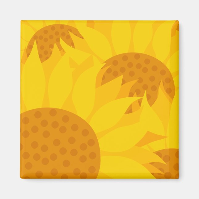 Sunflowers Magnet (Front)