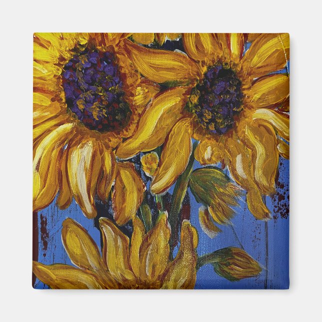 sunflowers magnet (Front)