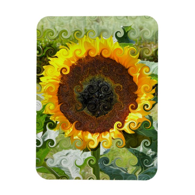 SUNFLOWERS MAGNET (Vertical)