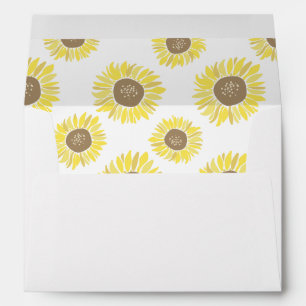 Sunflowers Mason Jar Envelope