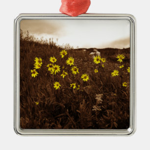 Sunflowers Metal Tree Decoration