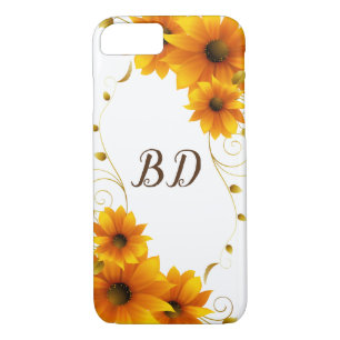 SunFlowers Monogram iPhone 8/7 Case