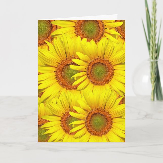 SUNFLOWERS MOTHER'S DAY CARD (Front)