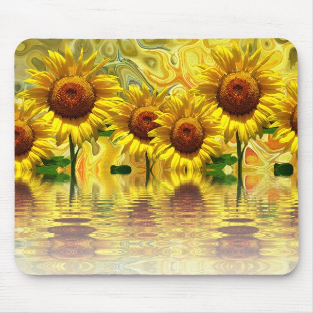 Sunflowers Mouse Mat (Front)