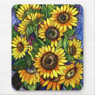 Sunflowers Mouse Mat