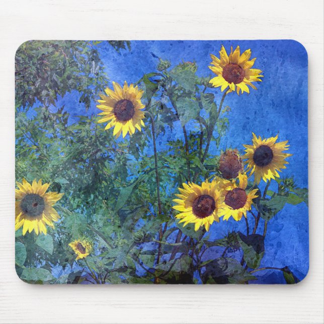 Sunflowers Mouse Mat (Front)