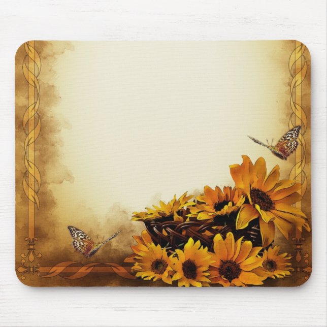 Sunflowers Mouse Mat (Front)