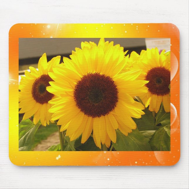 Sunflowers Mouse Mat (Front)