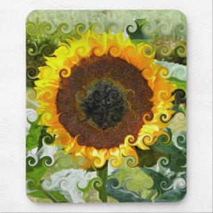 SUNFLOWERS MOUSE MAT