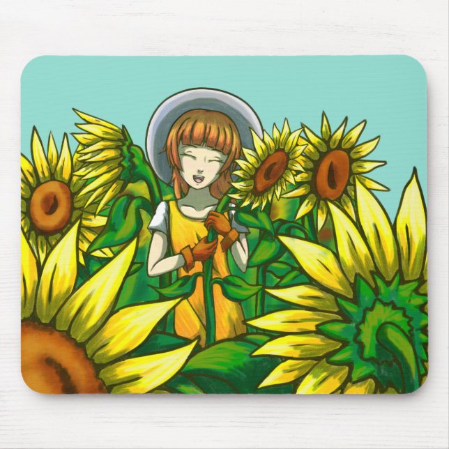 Sunflowers Mouse Mat (Front)