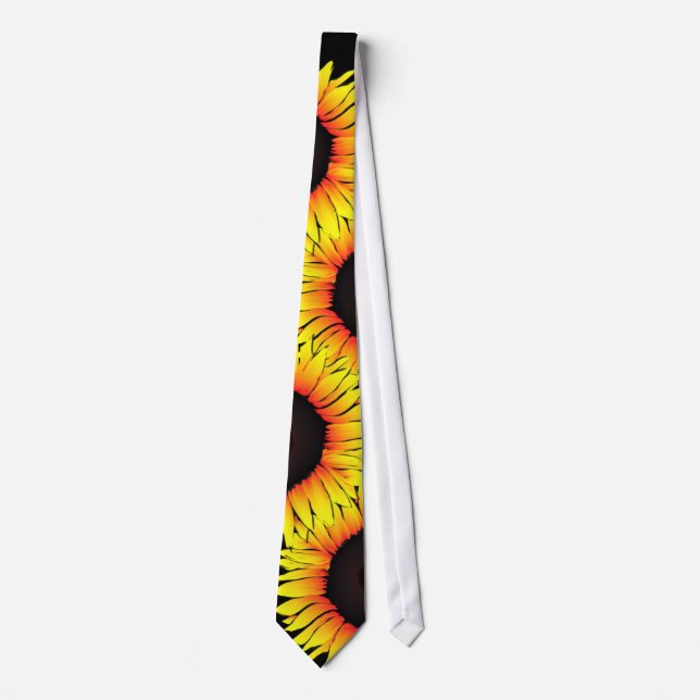 Sunflowers Neck Tie Summer Design (Front)