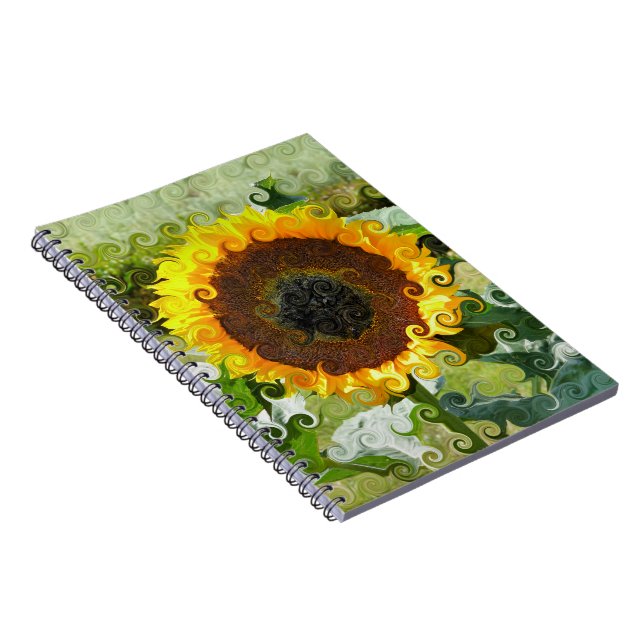 SUNFLOWERS NOTEBOOK (Right Side)