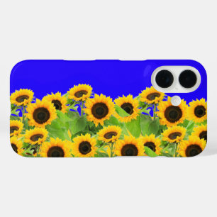 Sunflowers On Blue Sky Ukraine Flag Colours iPhone 16 Case