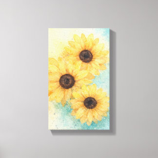 Sunflowers on Canvas Print