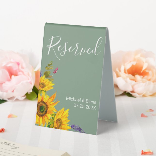 Sunflowers on Green Wedding Reserved   (In SItu (Wedding))