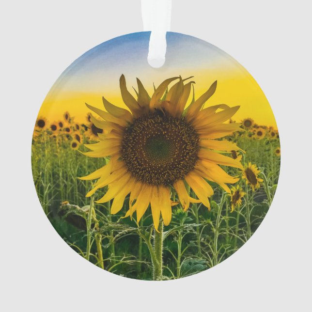 Sunflowers Ornament (Back)
