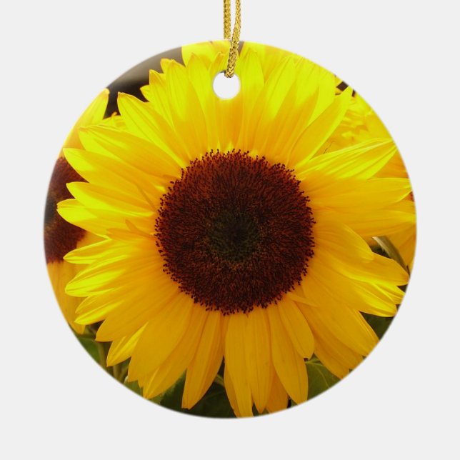 Sunflowers Ornament (Front)