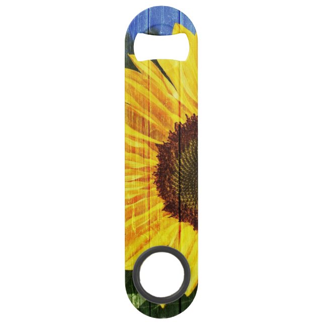 Sunflowers Painted Fence (Front)