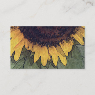 Sunflowers, Painting, Plant, Reiki, Business Cards