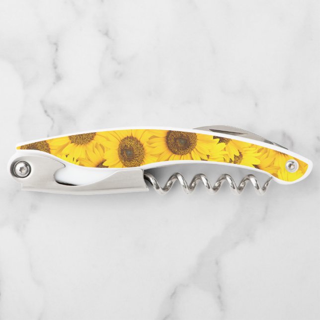 Sunflowers Pattern Corkscrew (Front)